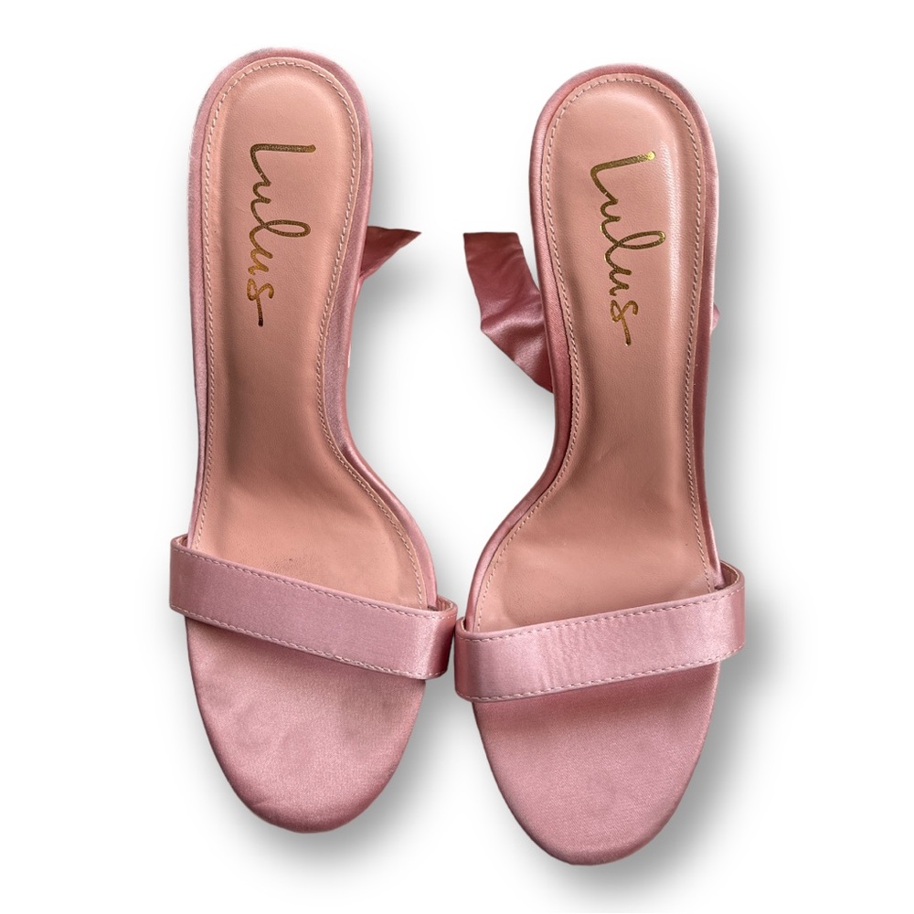 Lulus satin heels